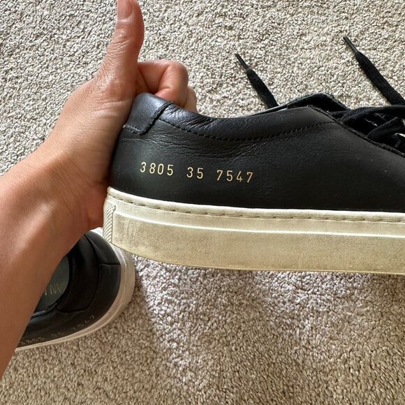 Common Projects, black with a white sole - Picture 4 of 6